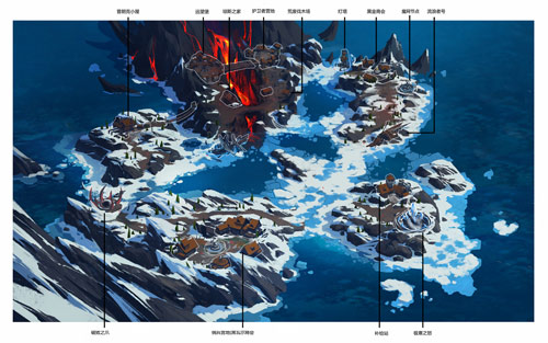 《新神魔大陆》自由群岛设计揭秘 寒流围绕的极寒之地