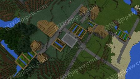 我的世界特殊村庄种子 奇葩地形村庄1