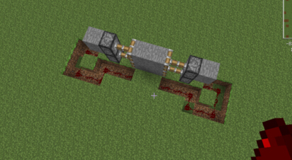 我的世界自动门怎么做 红石自动感应门制作教