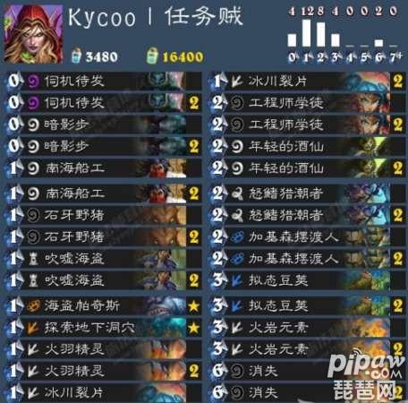 炉石传说K神任务贼卡组 安戈洛传说第二盗贼