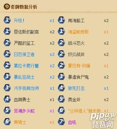 炉石传说安戈洛节奏战卡组 武器快攻战士分享