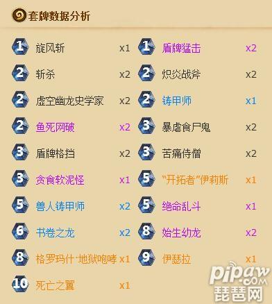 炉石传说冲锋龙战卡组 外服传说前三战士推荐