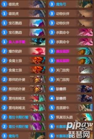 炉石传说平民中速猎卡组 85%胜率天梯霸主猎人