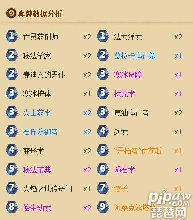 炉石传说中速墙法卡组 100%克制毒瘤天梯法师