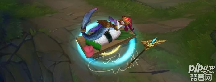 SKT冠军娜美皮肤特效视频:性感人鱼有沟必火