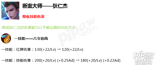 王者荣耀7月30日正式服英雄调整 这些英雄大大加强