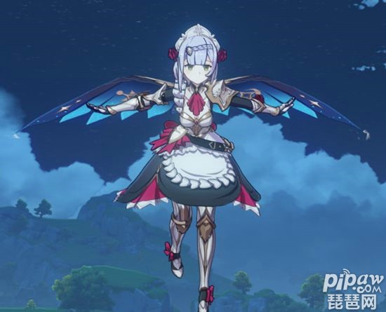 下坠攻击到5号柱子的浮空岩石上