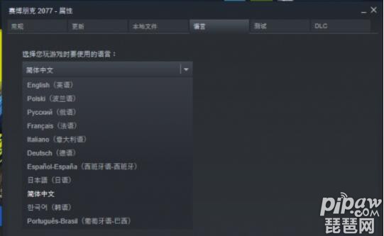 赛博朋克2077怎么设置中文 中文界面设置方法