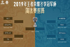 王者荣耀2019冬季冠军杯淘汰赛分组抽签结果 2019冬冠淘汰赛赛程时间